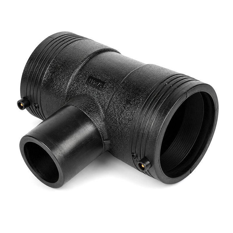 PE100 HDPE electrofusion reducing tee SDR11 PN16 and SDR17 PN10