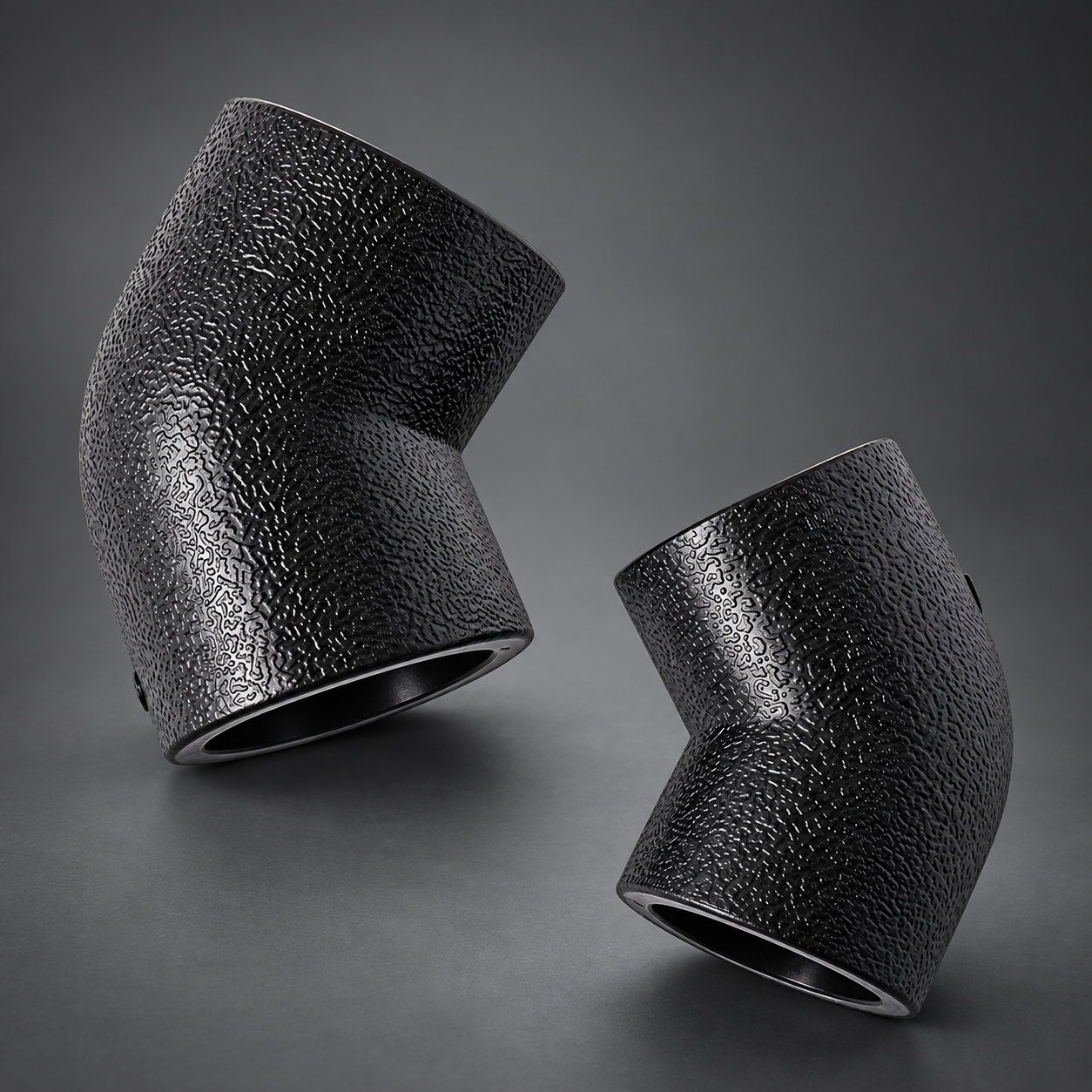 PE100 HDPE socket fusion 45 degree elbow for PE pipe direction change