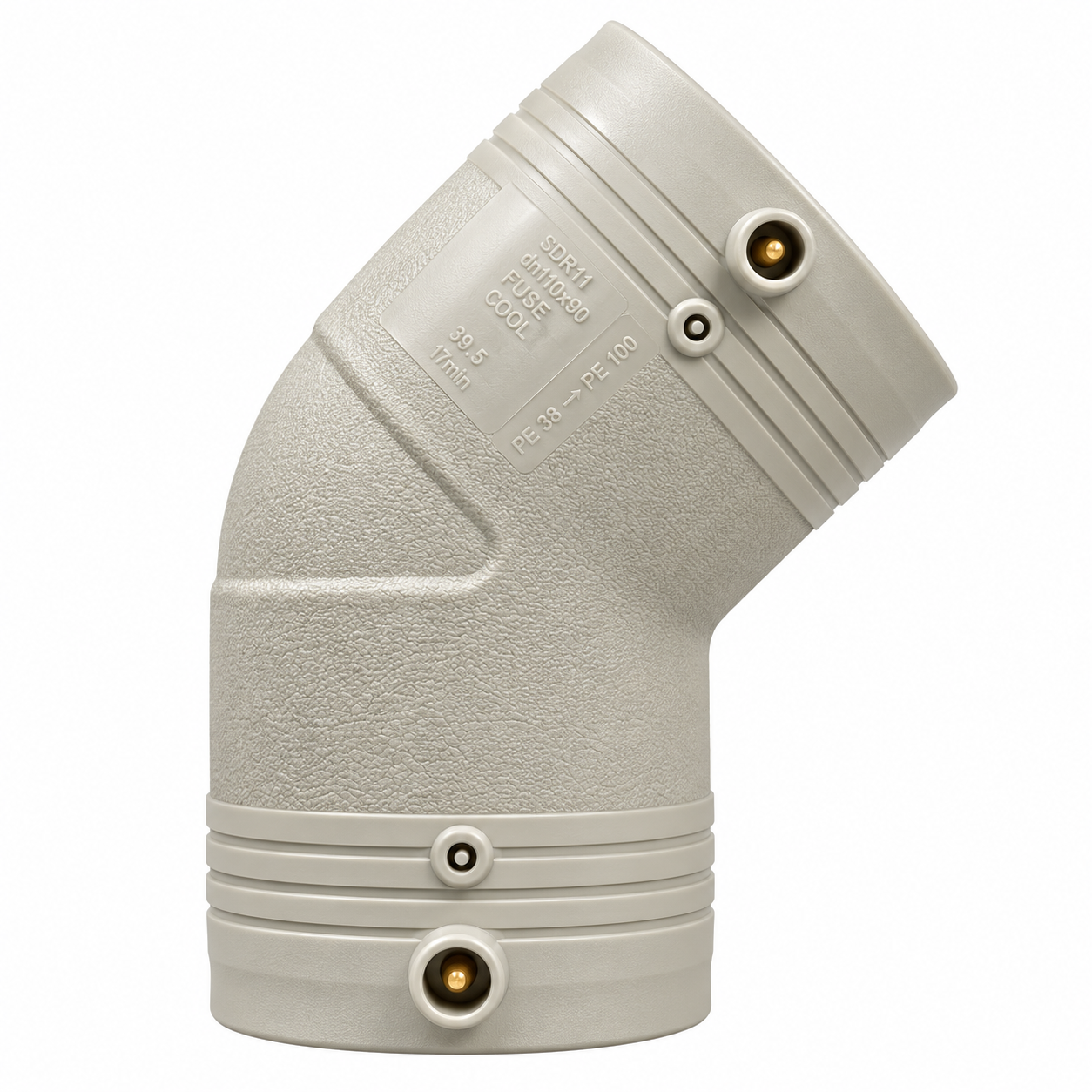 PE-RT II electrofusion 45 degree elbow