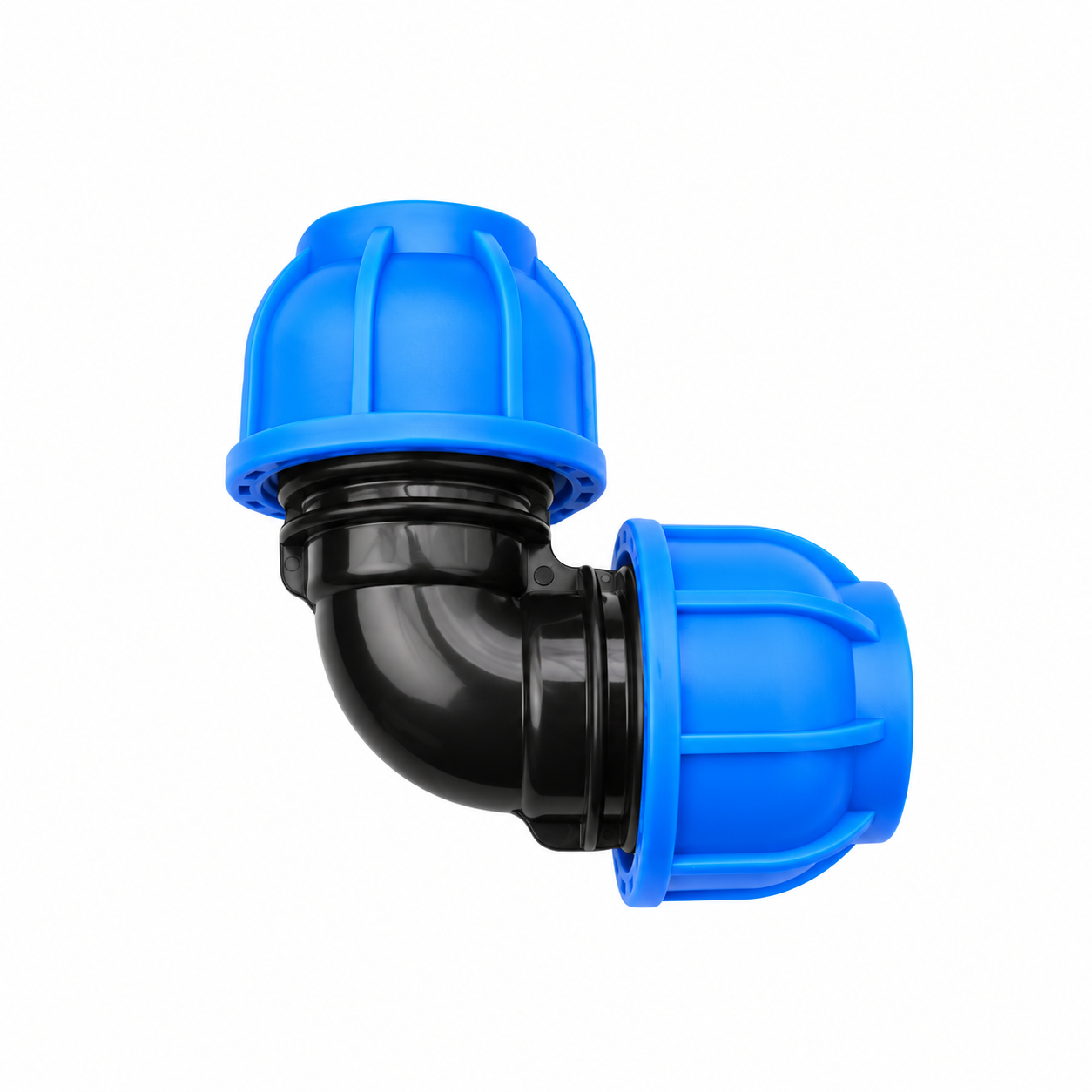PP Compression 90° Elbow