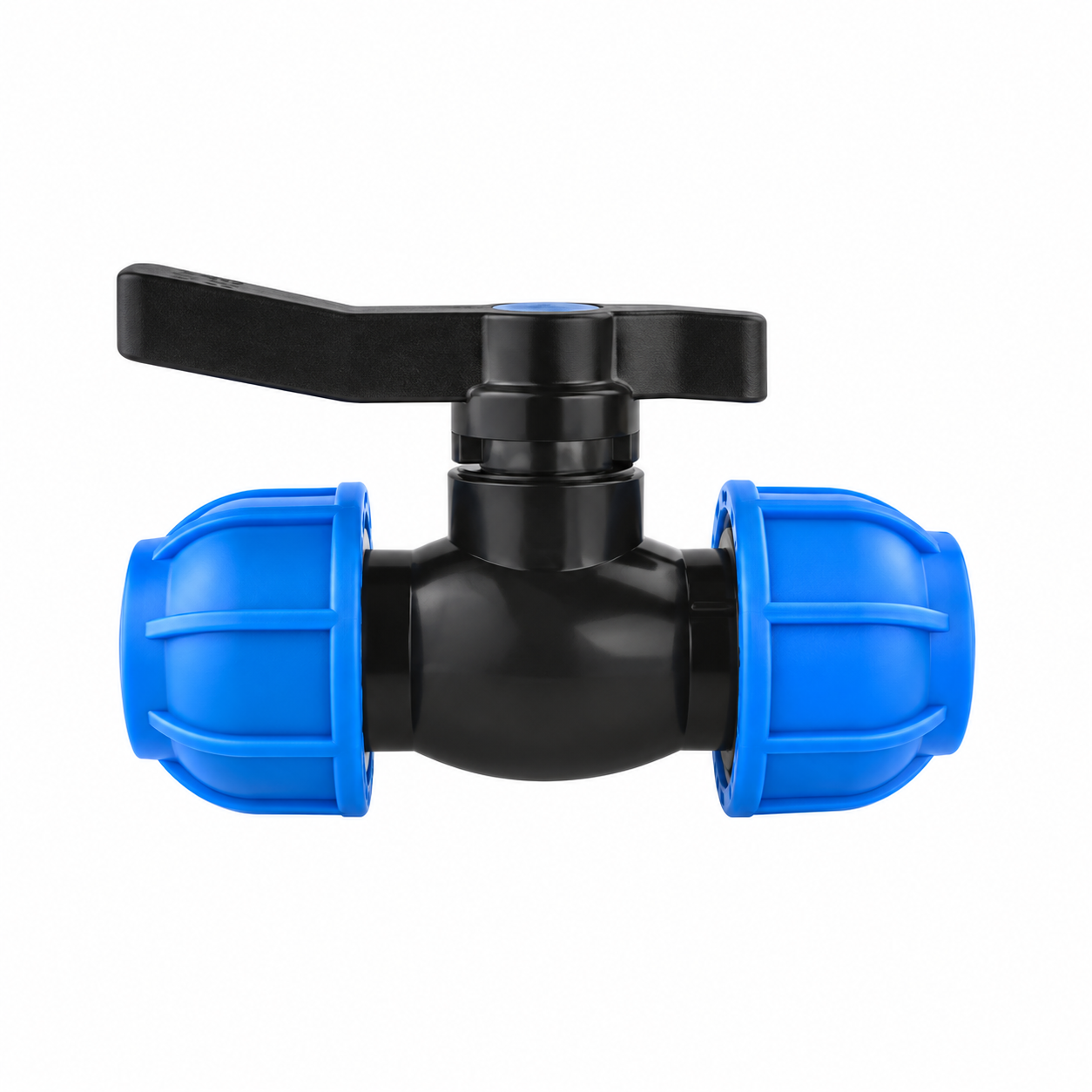 PP compression ball valve
