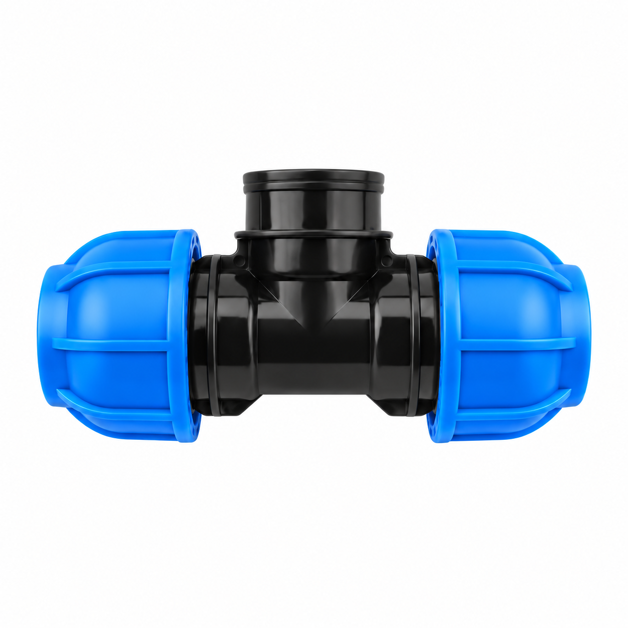 PP compression female threaded tee
