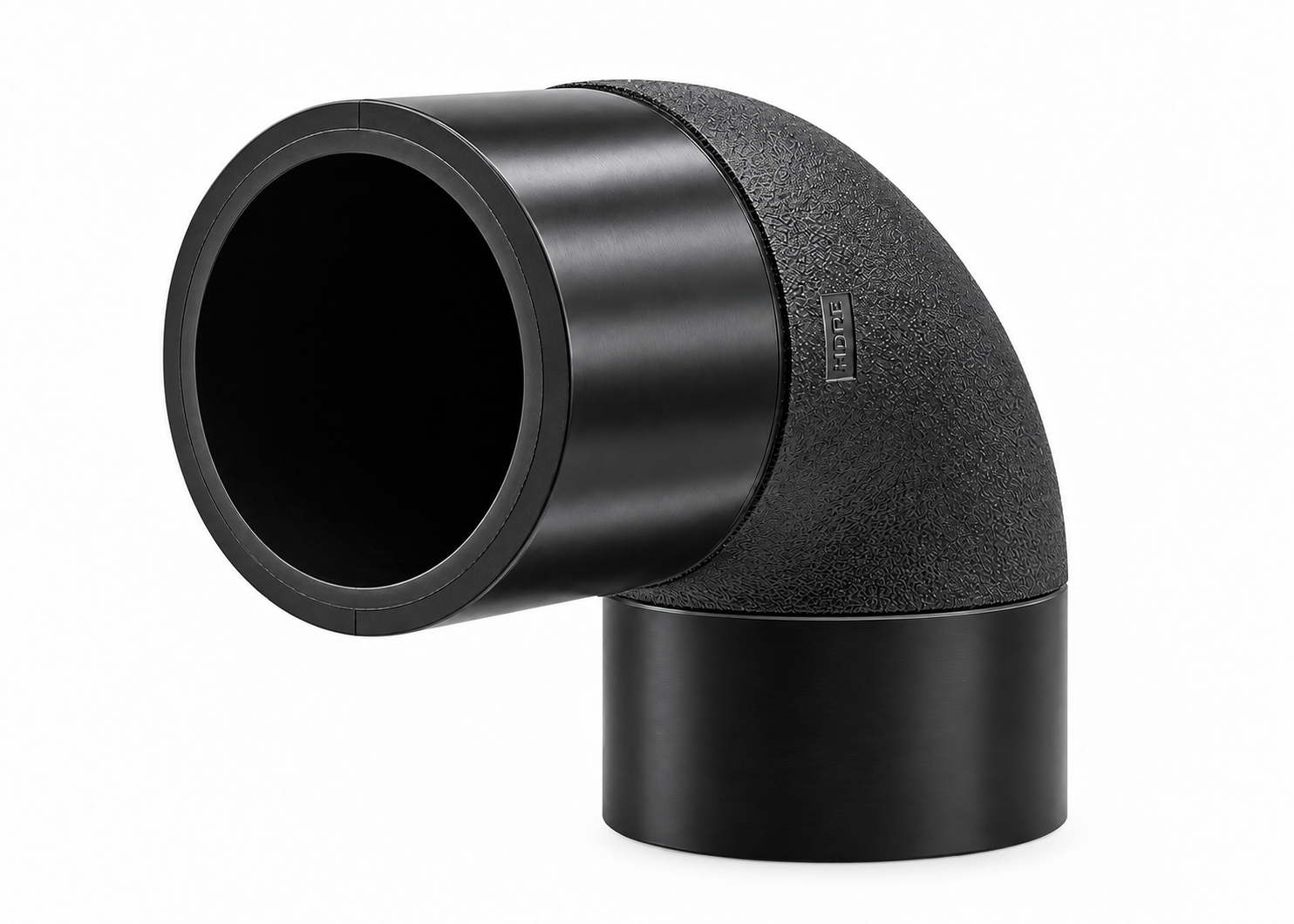 HDPE butt fusion 90 degree elbow