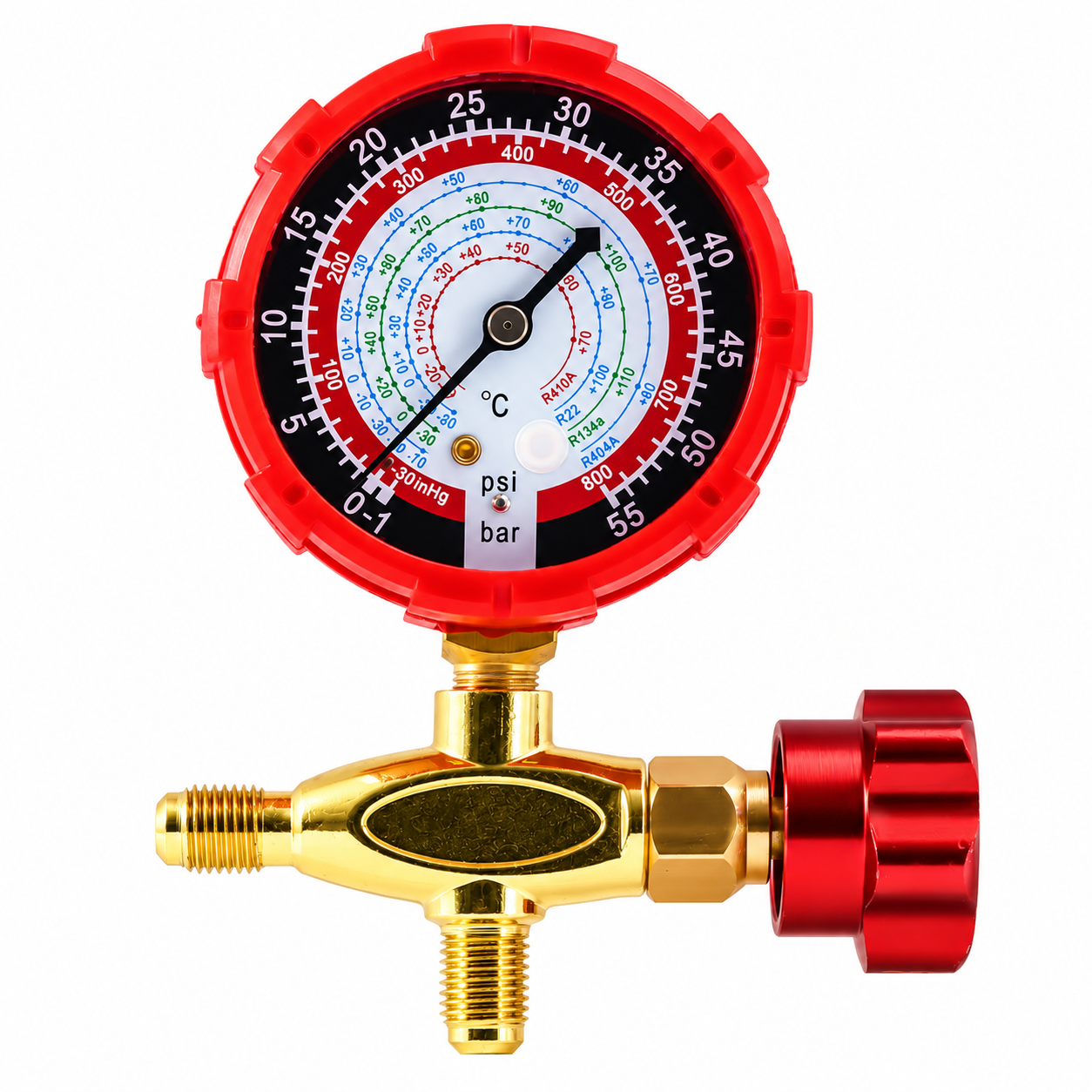 Brass Single Manifold Gauge – KY-466 L/H