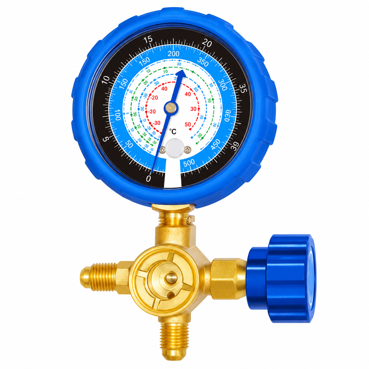 Brass Single Manifold Gauge – KY-467 L/H